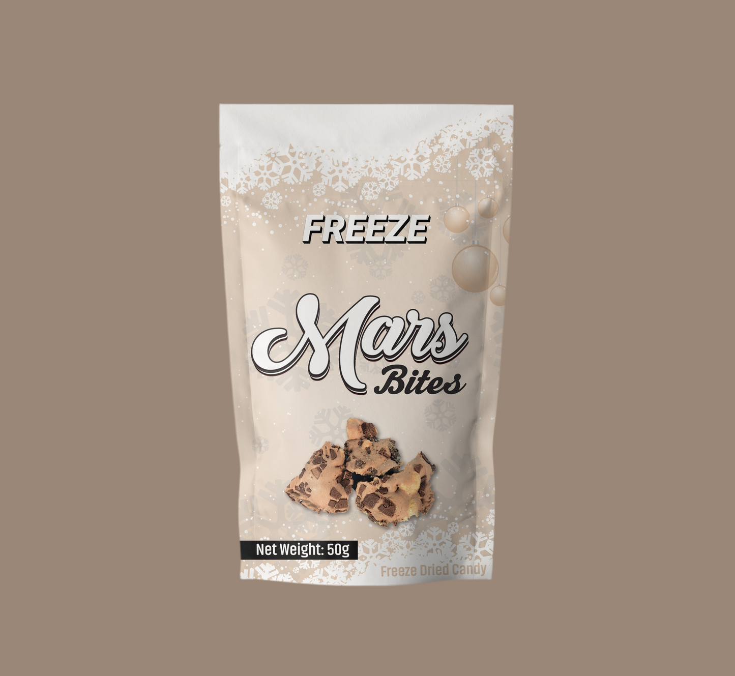 Mars bites Mylar Bag weight: 50g