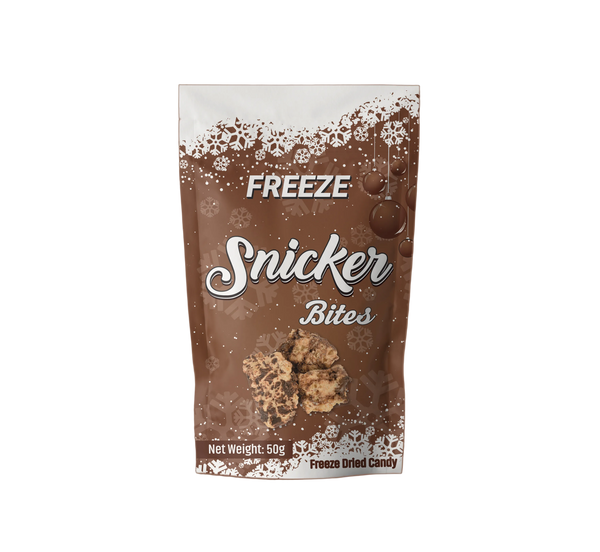 Snickers bites Mylar Bag weight: 50g