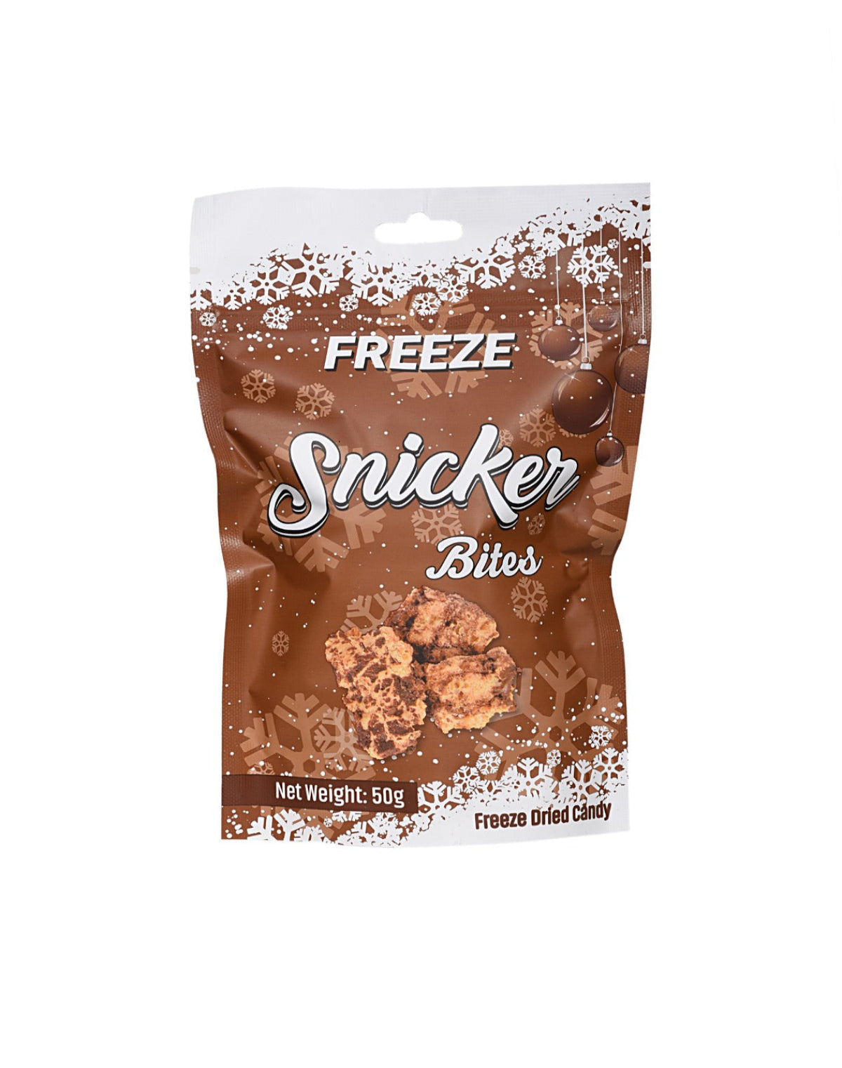 Snickers bites Mylar Bag weight: 50g
