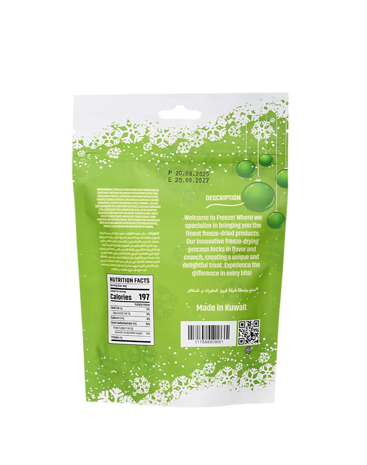 Crunchy Bubbles (Sour) Mylar Bag weight 50g