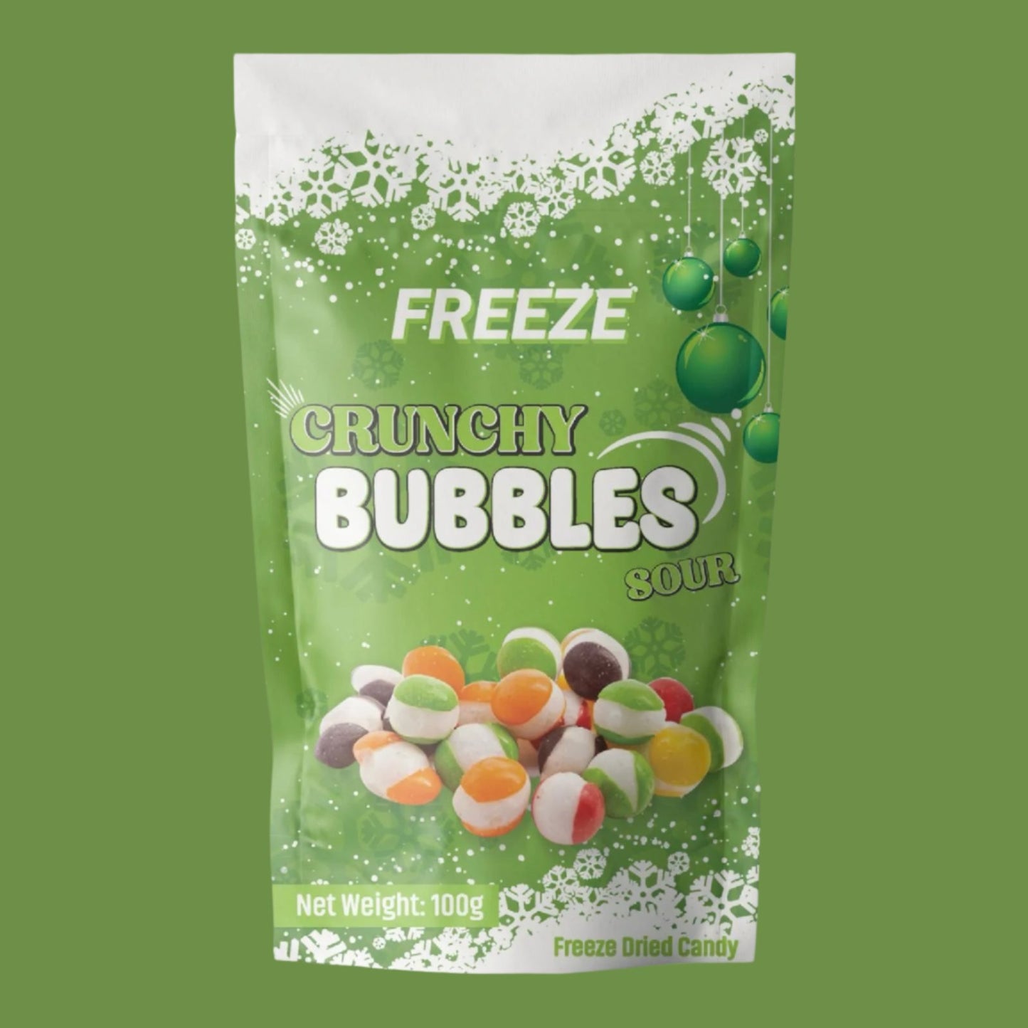 Crunchy Bubbles (Sour) Mylar Bag weight 50g